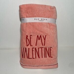 Rae Dunn Artisan Collection By Magenta Pink Valentine's Hand Towels Set of 2 New